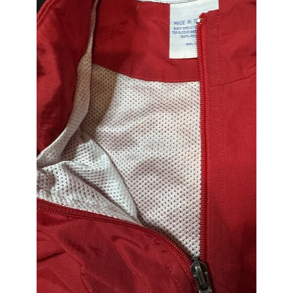 Russell Athletic Tampa Bay Buccaneers Windbreaker Jacket Men’s XL Half zip Red - Picture 5 of 7